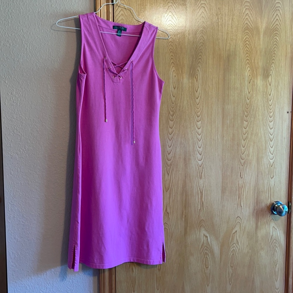 Sleeveless, Lauren, Ralph Lauren Dress